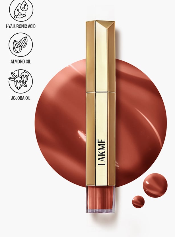 LAKME 9 to 5 Overtime Shine Tinted Lip Oil - Cocoa Truffle - 5.3 ml
