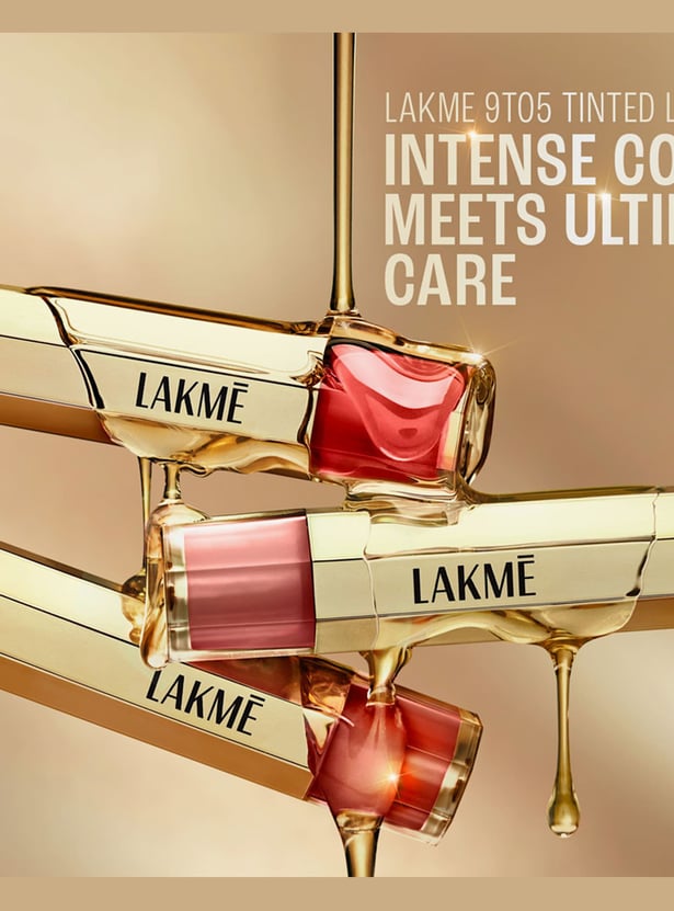 LAKME 9 to 5 Overtime Shine Tinted Lip Oil - Cocoa Truffle - 5.3 ml