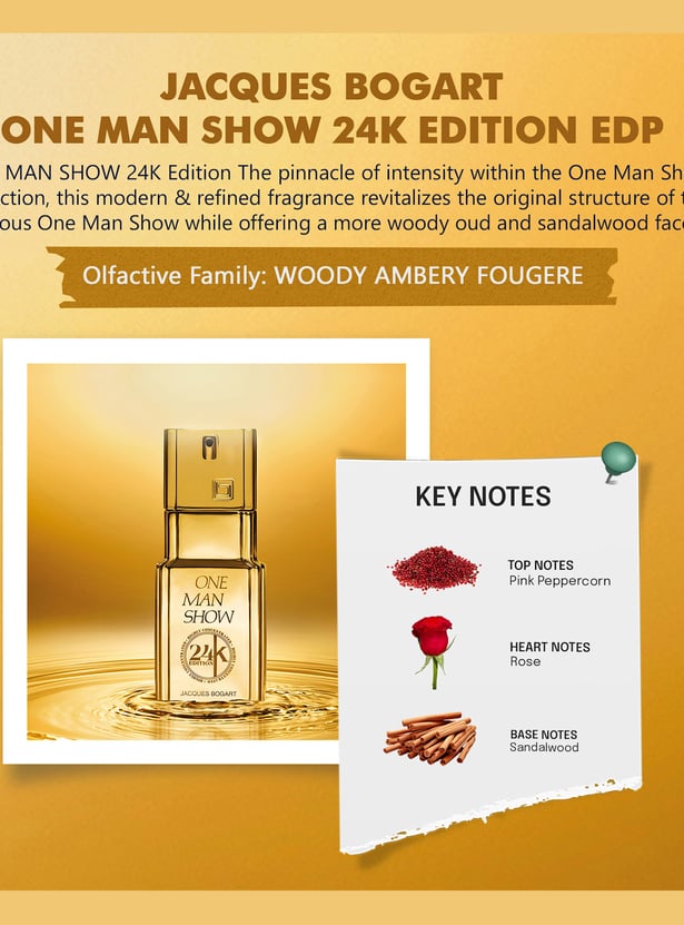 JACQUES BOGART One Man Show 24K Edition Eau de Parfum - 100ml