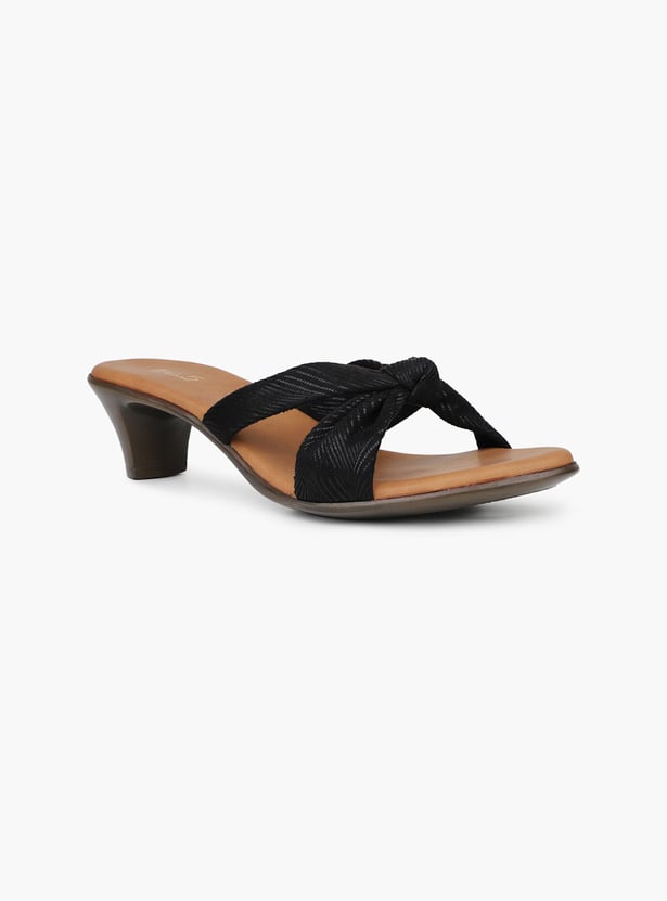 INC.5 Metallic Print Block Heels