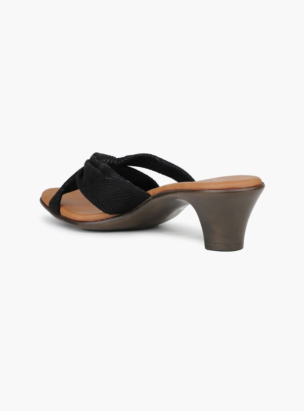 INC.5 Metallic Print Block Heels