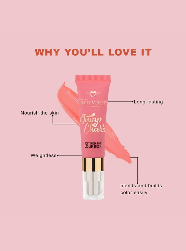 DAILY LIFE FOREVER52 Juicy Cheeks Soft Cheek Tint Liquid Blush - Sugar Plum 001 - 10ml