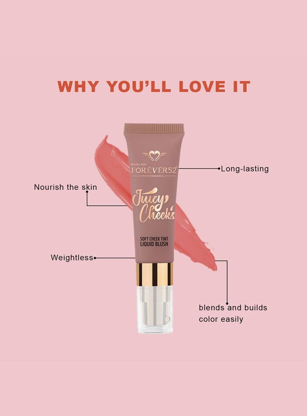 DAILY LIFE FOREVER52 Juicy Cheeks Soft Cheek Tint Liquid Blush - Very Victoria 005 - 10ml