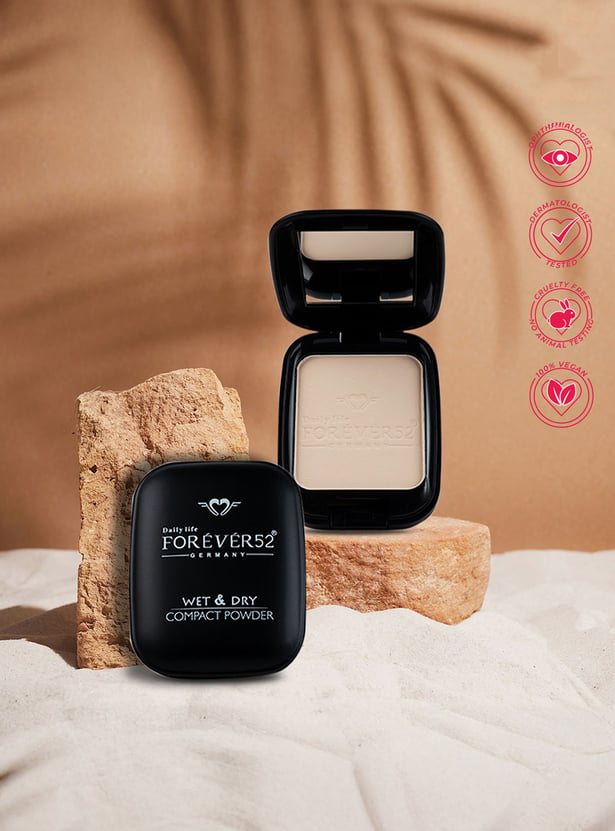 DAILY LIFE FOREVER52 Wet & Dry Compact Powder - Ivory WD002 - 12g