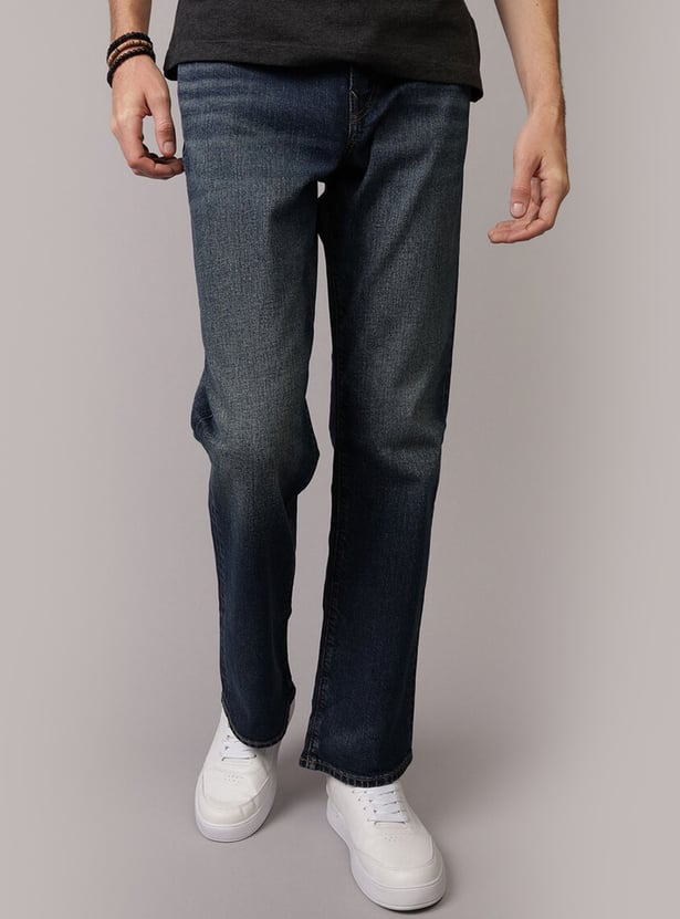 AMERICAN EAGLE Washed EasyFlex Original Bootcut Jeans