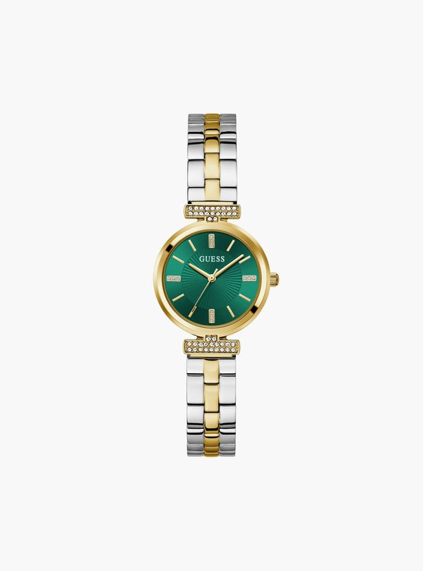 GUESS Bejeweled Analog Watch with Bracelet Strap - GW0762L6