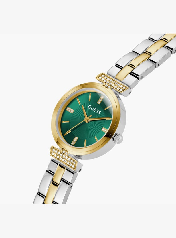 GUESS Bejeweled Analog Watch with Bracelet Strap - GW0762L6