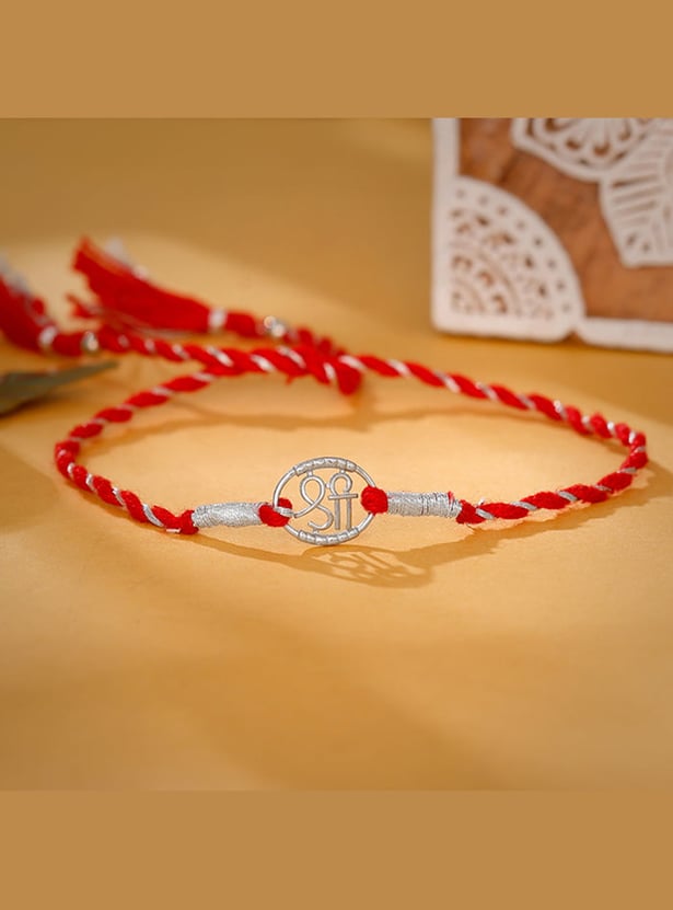 GIVA Sterling Silver Shree Rakhi Gift Set