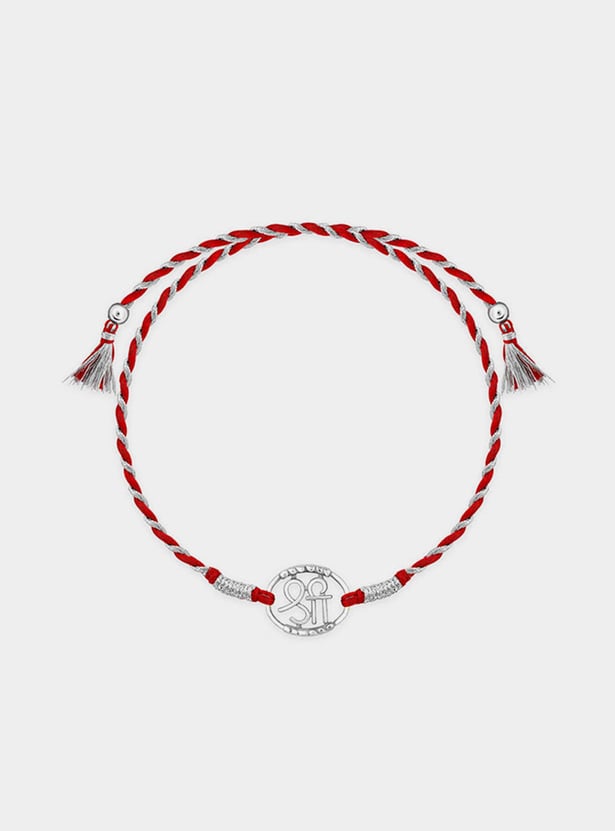 GIVA Sterling Silver Shree Rakhi Gift Set