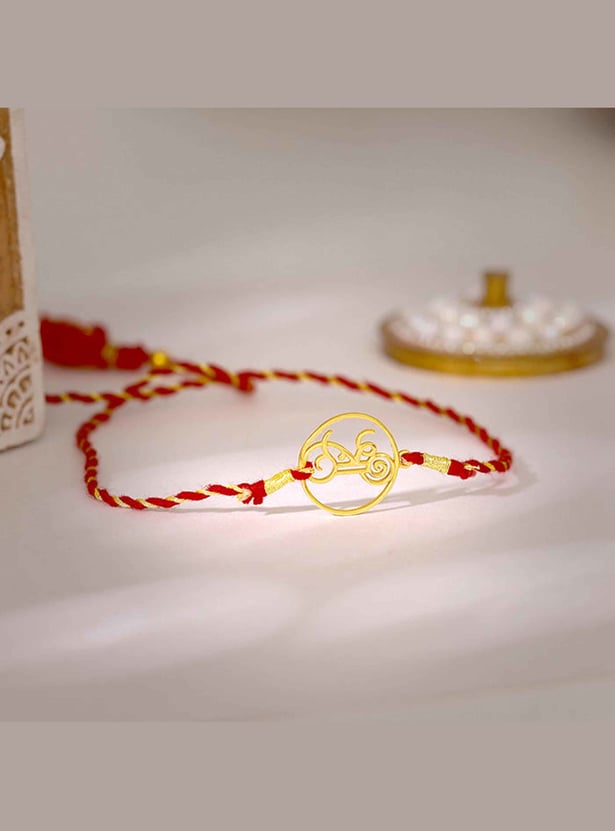 GIVA Sterling Silver Shree Rakhi Gift Set