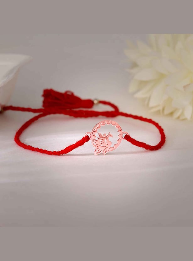 GIVA Sterling Silver Swan Rakhi Gift Set