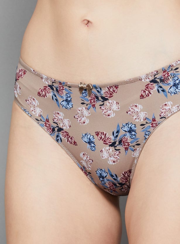 AMANTE Floral Print Hipster Panties