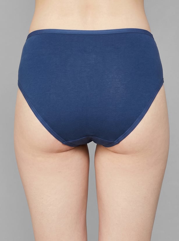 AMANTE Solid Hipster Panty - Pack of 3