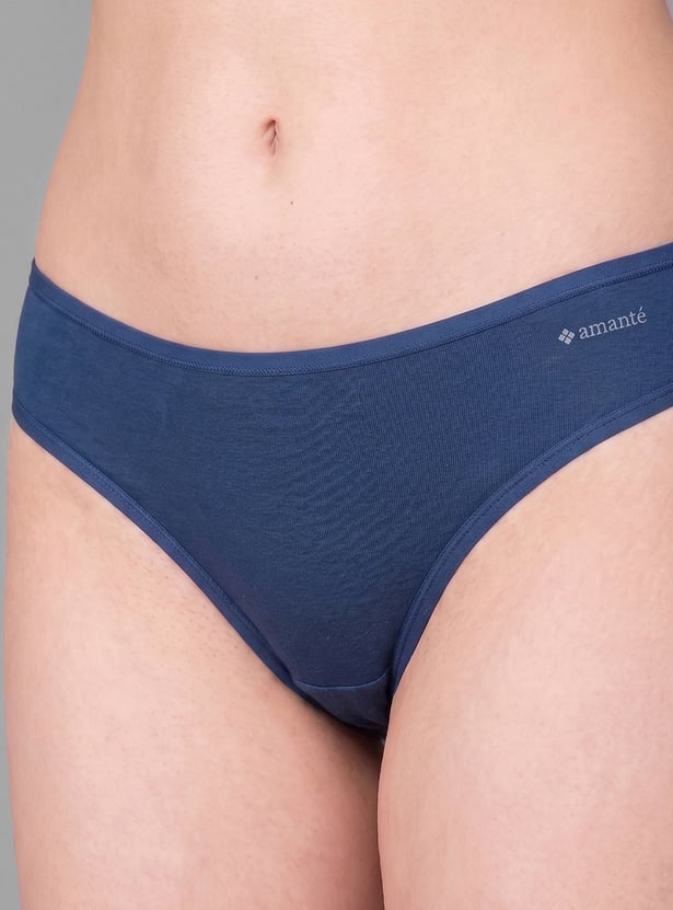 AMANTE Solid Hipster Panty - Pack of 3