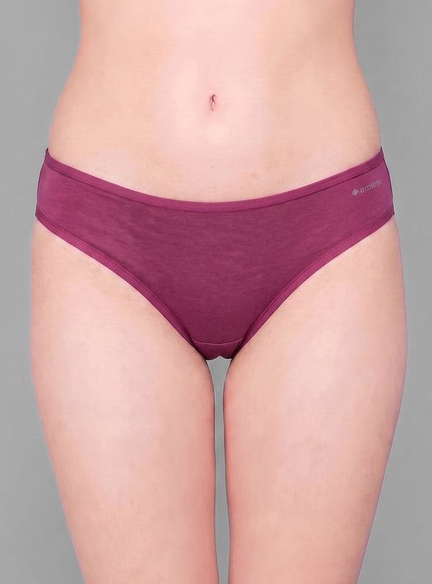 AMANTE Solid Hipster Panty - Pack of 3