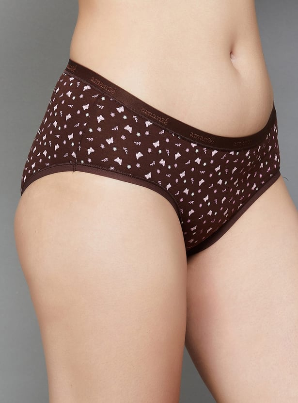 AMANTE Printed Hipster Panties - Pack of 3