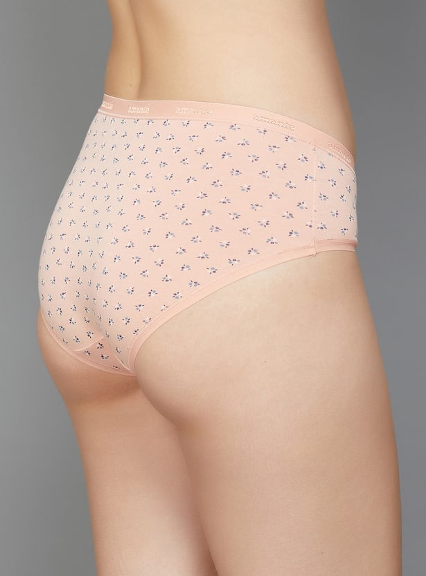 AMANTE Printed Hipster Panties - Pack of 3