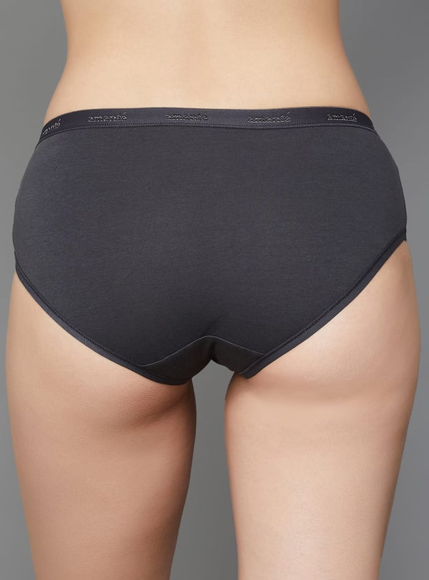 AMANTE Solid Hipster Panties