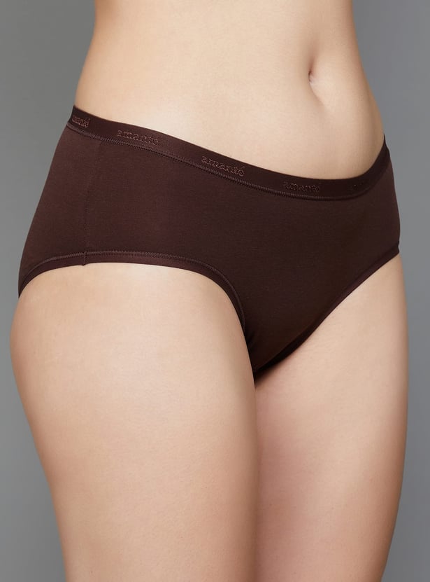 AMANTE Solid Hipster Panties