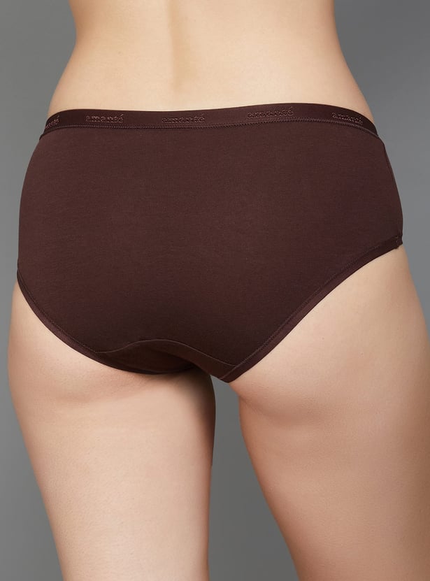 AMANTE Solid Hipster Panties
