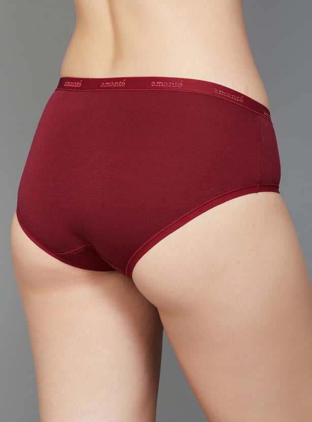 AMANTE Solid Hipster Panties