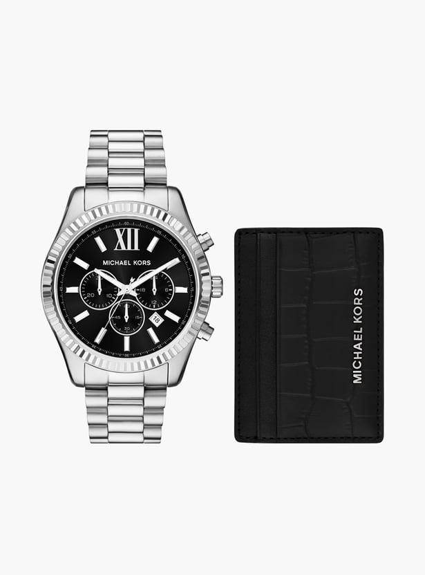 MICHAEL KORS Lexington Chronograph Watch Set - MK1091SET
