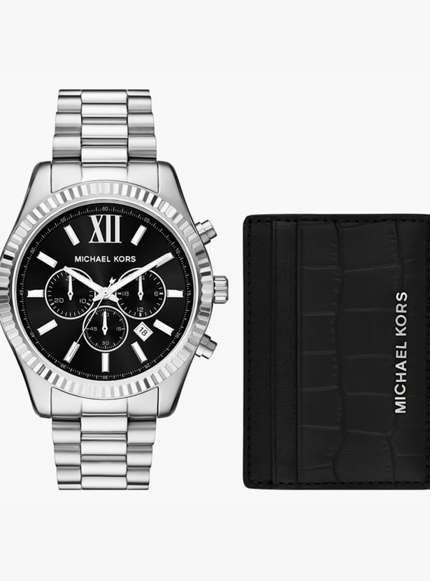 MICHAEL KORS Lexington Chronograph Watch Set - MK1091SET