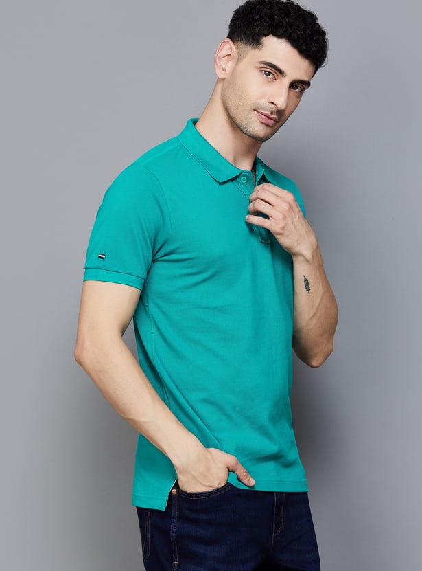 US POLO ASSN Solid Polo T-shirt