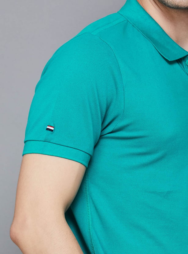 US POLO ASSN Solid Polo T-shirt