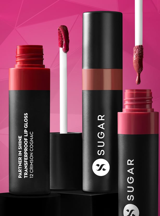 SUGAR Partner In Shine Transferproof Lip Gloss - 06 Rouge Rueda - 3ml