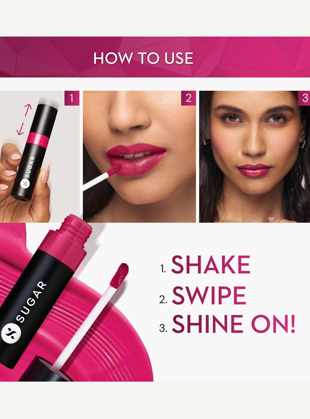 SUGAR Partner In Shine Transferproof Lip Gloss - 06 Rouge Rueda - 3ml