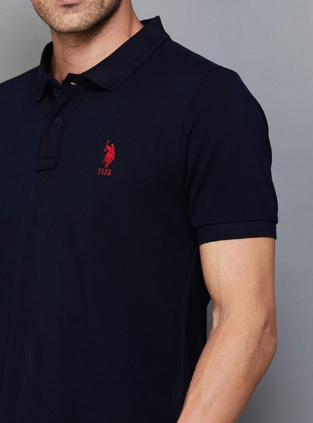 US POLO ASSN Solid Polo T-shirt