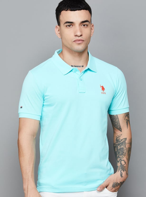 US POLO ASSN Solid Polo T-shirt