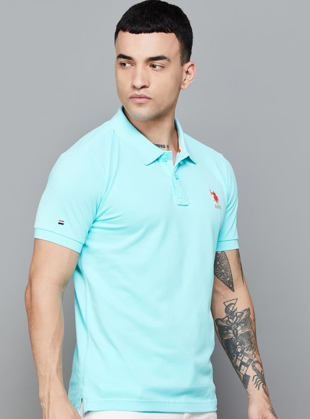 US POLO ASSN Solid Polo T-shirt
