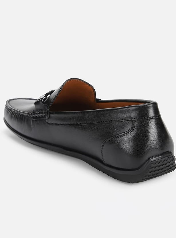 LOUIS PHILIPPE Textured Loafers