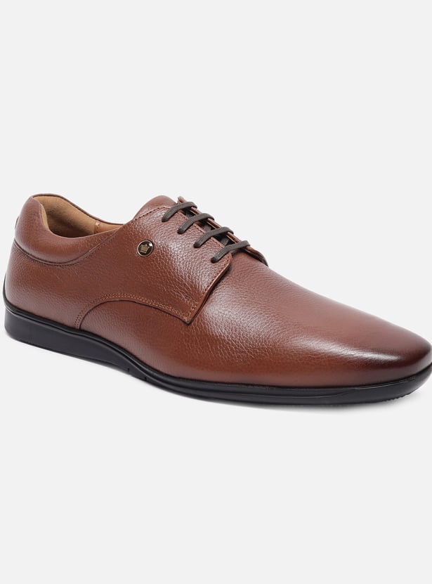 LOUIS PHILIPPE Solid Derby Shoes