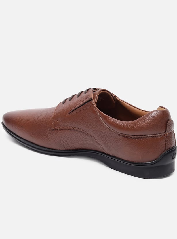 LOUIS PHILIPPE Solid Derby Shoes