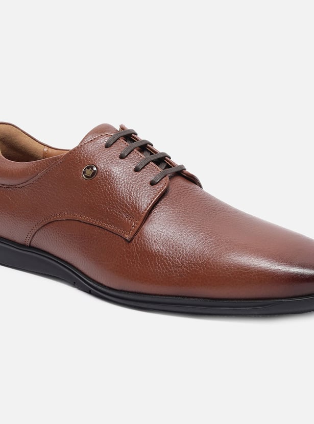 LOUIS PHILIPPE Solid Derby Shoes