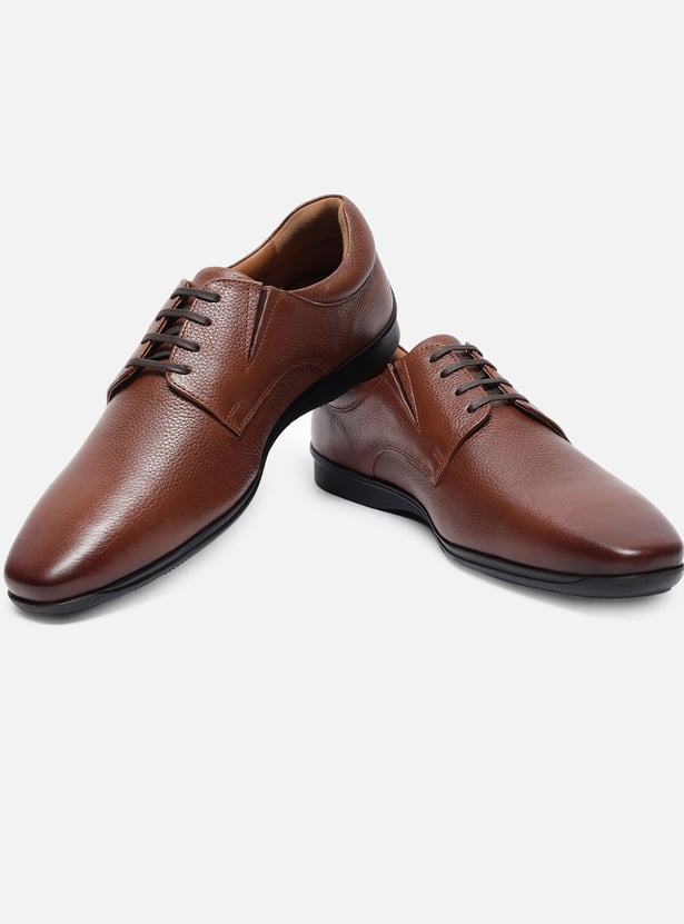 LOUIS PHILIPPE Solid Derby Shoes