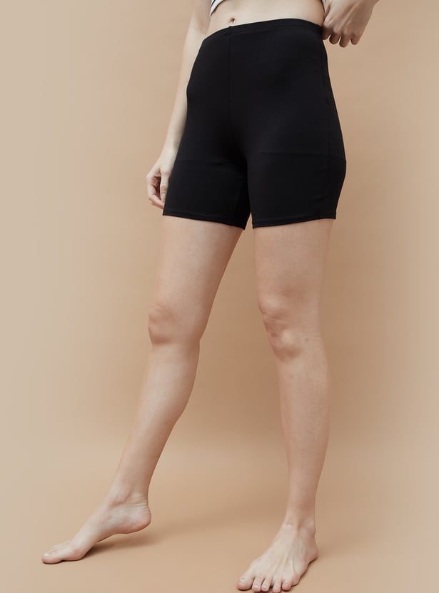 GINGER Solid Lounge Shorts