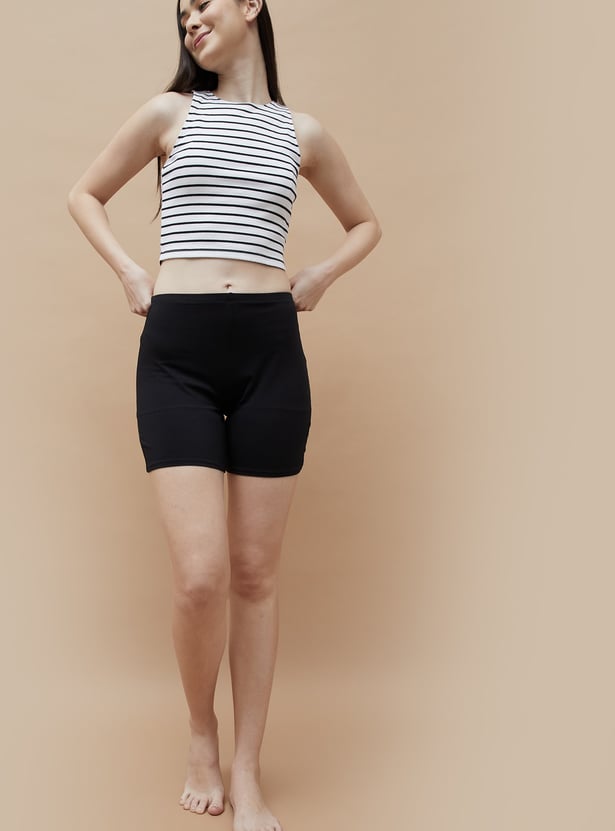GINGER Solid Lounge Shorts