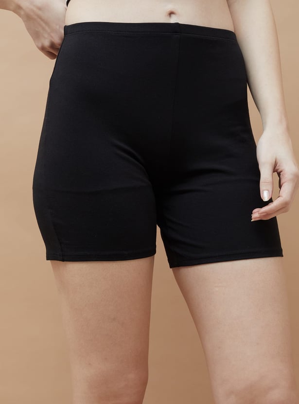 GINGER Solid Lounge Shorts