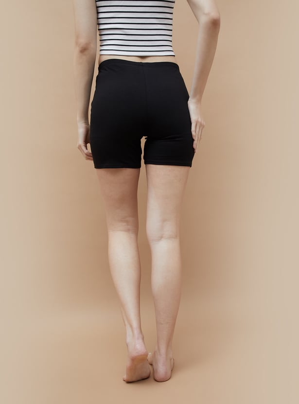 GINGER Solid Lounge Shorts