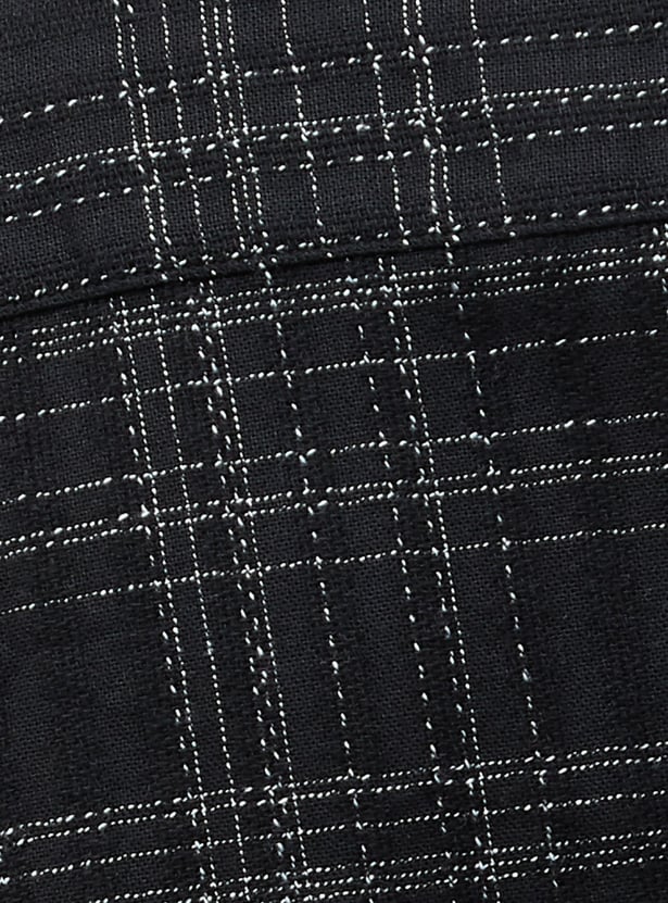 FAME FOREVER Checked Regular Fit Shirt
