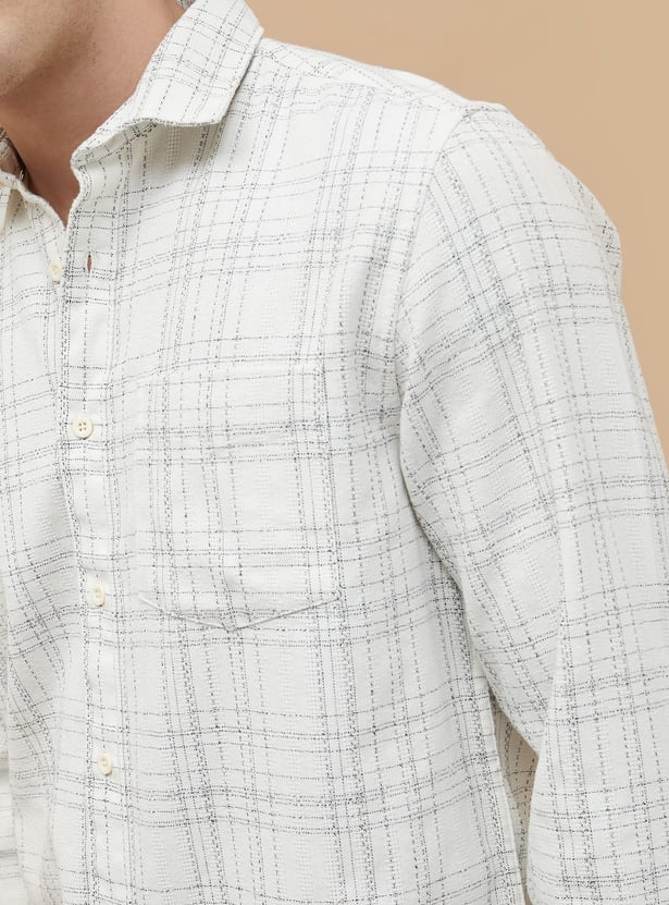 FAME FOREVER Checked Regular Fit Shirt
