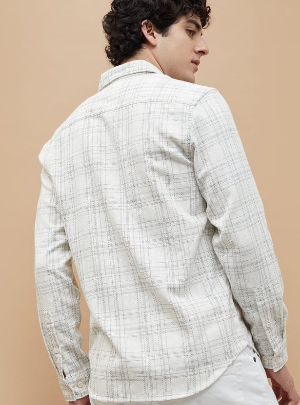 FAME FOREVER Checked Regular Fit Shirt