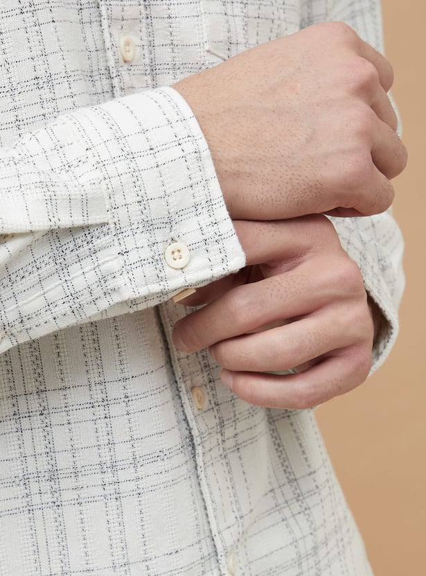 FAME FOREVER Checked Regular Fit Shirt