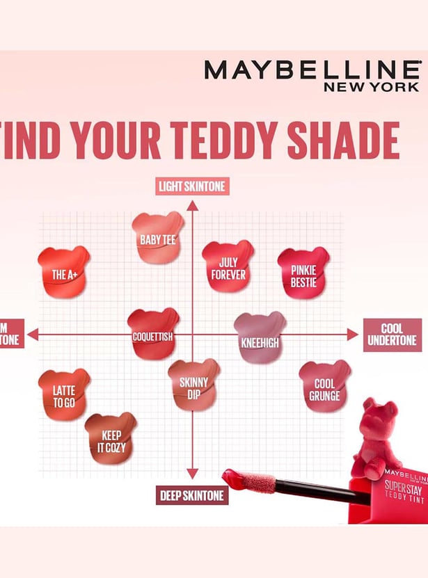 MAYBELLINE NEW YORK Superstay Teddy Tint - Skinny Dip - 5ml