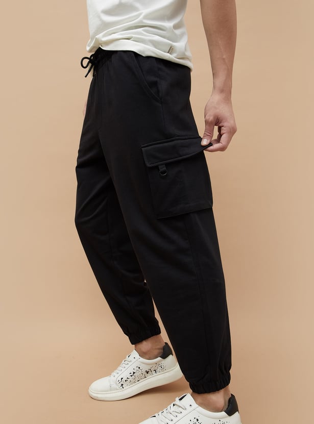 FAME FOREVER Solid Elasticated Joggers