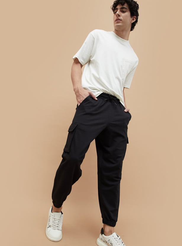 FAME FOREVER Solid Elasticated Joggers